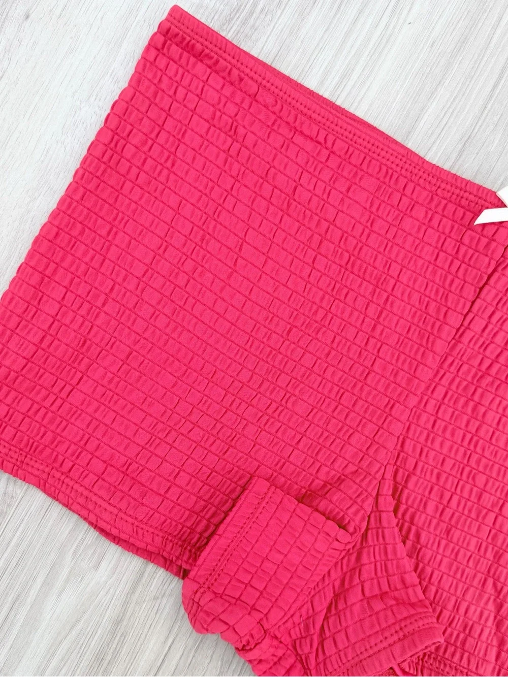 Dippin' Daisy's Luisa Red Textured Swim Shorts